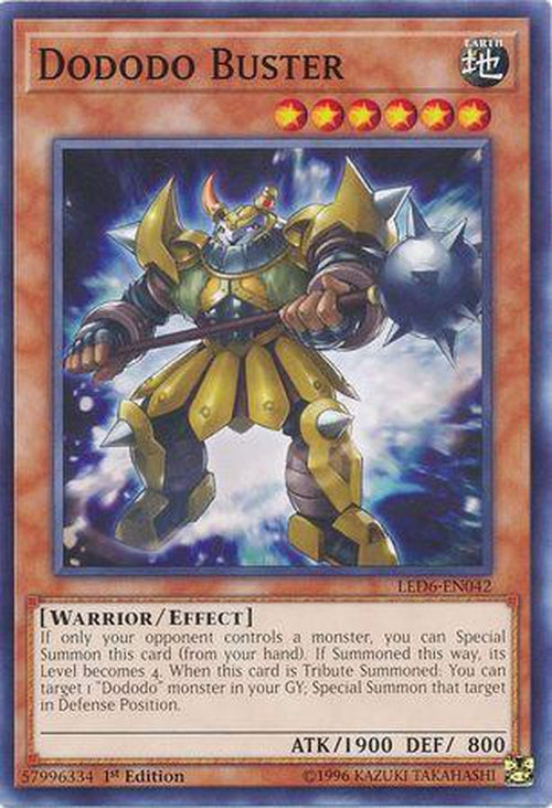Dododo Buster - LED6-EN042 - Common 1st Edition-Cherry Collectables
