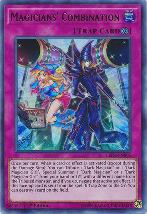 Magicians' Combination - LED6-EN005 - Ultra Rare 1st Edition-Cherry Collectables