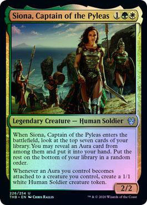 Siona, Captain of the Pyleas 226/254 - FOIL - Theros Beyond Death-Cherry Collectables