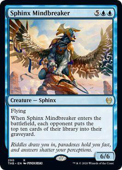 Sphinx Mindbreaker 290/254 - Theme Booster Exclusive - Theros Beyond Death-Cherry Collectables