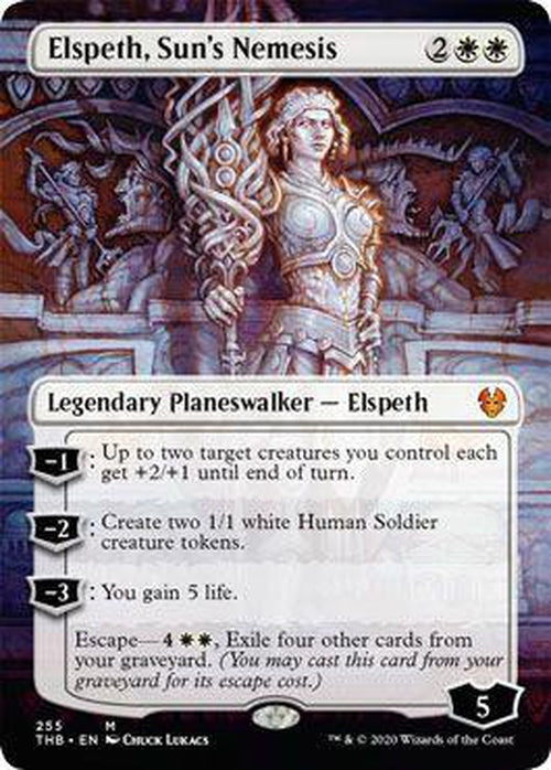 Elspeth, Sun's Nemesis 255/254 - Alternate Art Borderless - Theros Beyond Death-Cherry Collectables