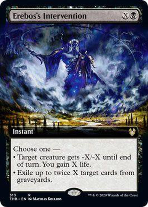 Erebos's Intervention 313/254 - Extended Art - Theros Beyond Death-Cherry Collectables