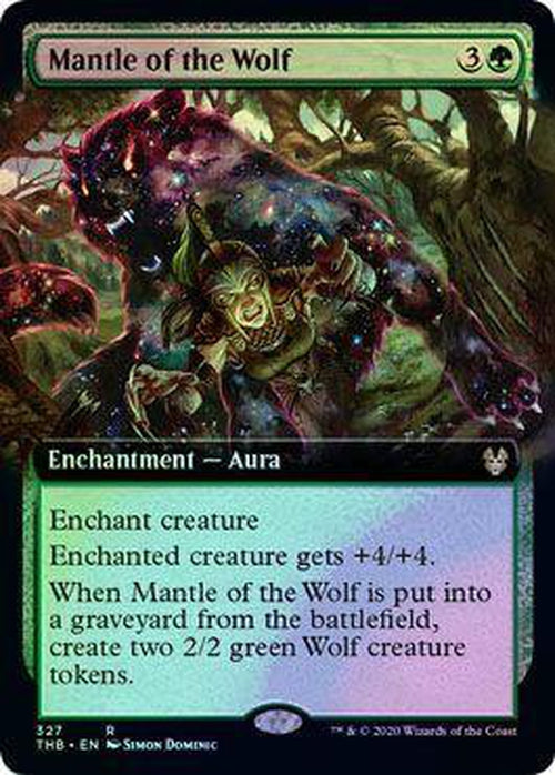 Mantle of the Wolf 327/254 - Extended Art - FOIL - Theros Beyond Death-Cherry Collectables