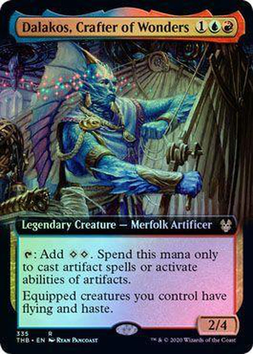 Dalakos, Crafter of Wonders 335/254 - Extended Art - FOIL - Theros Beyond Death-Cherry Collectables