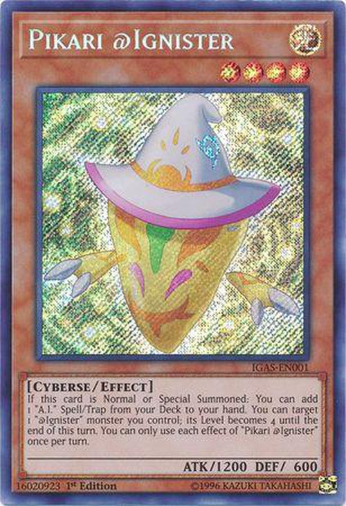 Pikari @Ignister - IGAS-EN001 - Secret Rare 1st Edition-Cherry Collectables