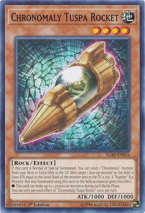 3x Chronomaly Tuspa Rocket - IGAS-EN016 - Common 1st Edition - Playset (3)-Cherry Collectables