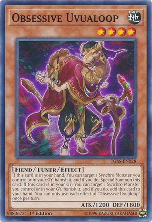3x Obsessive Uvualoop - IGAS-EN028 - Common 1st Edition - Playset (3)-Cherry Collectables