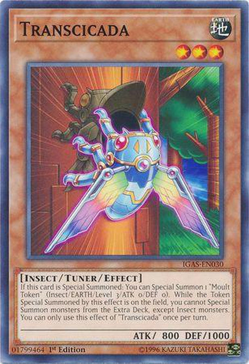 3x Transcicada - IGAS-EN030 - Common 1st Edition - Playset (3)-Cherry Collectables