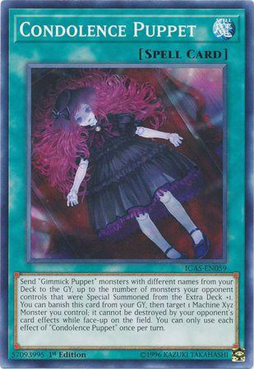 3x Condolence Puppet - IGAS-EN059 - Common 1st Edition - Playset (3)-Cherry Collectables