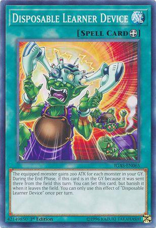 3x Disposable Learner Device - IGAS-EN065 - Common 1st Edition - Playset (3)-Cherry Collectables