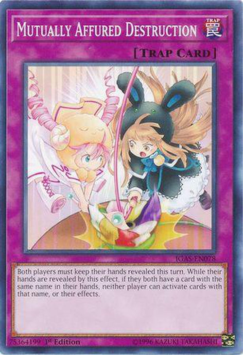 3x Mutually Affured Destruction - IGAS-EN078 - Common 1st Edition - Playset (3)-Cherry Collectables