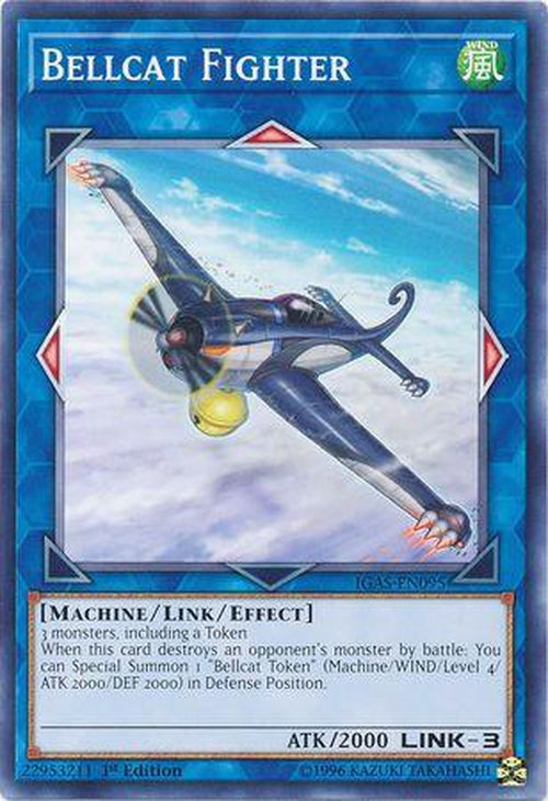 3x Bellcat Fighter - IGAS-EN095 - Common 1st Edition - Playset (3)-Cherry Collectables
