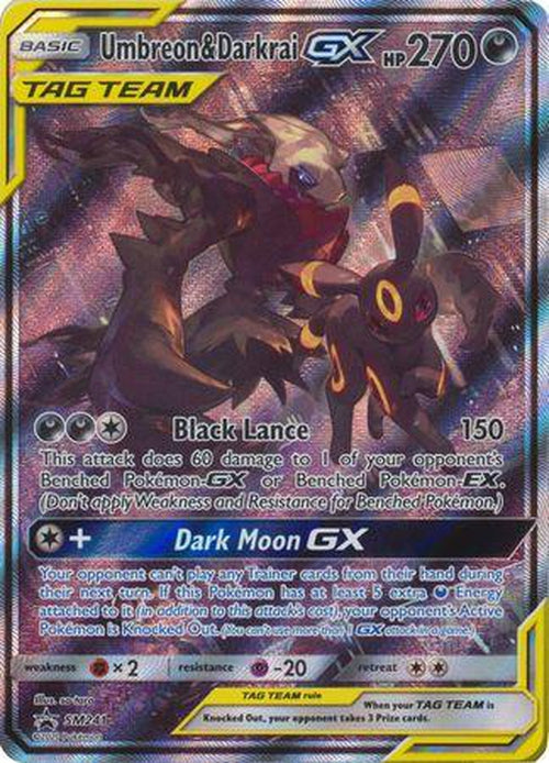 Umbreon & Darkrai GX Atlernate Art - SM241 - Ultra Rare Promo-Cherry Collectables