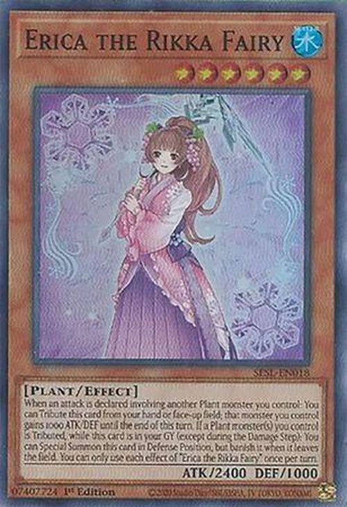 Erica the Rikka Fairy - SESL-EN018 - Super Rare 1st Edition-Cherry Collectables