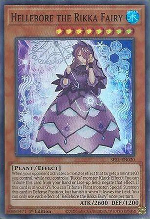Hellebore the Rikka Fairy - SESL-EN020 - Super Rare 1st Edition-Cherry Collectables