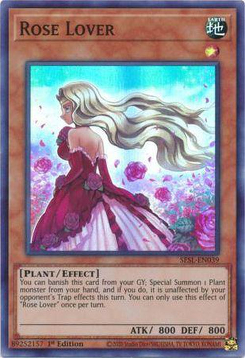 Rose Lover - SESL-EN039 - Super Rare 1st Edition-Cherry Collectables