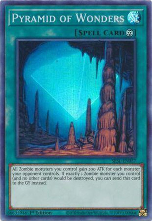 Pyramid of Wonders - SESL-EN057 - Super Rare 1st Edition-Cherry Collectables