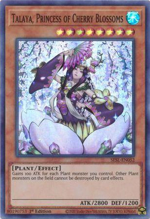 Talaya, Princess of Cherry Blossoms - SESL-EN052 - Super Rare 1st Edition-Cherry Collectables