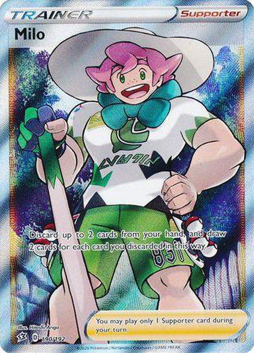 Milo - 190/192 - Full Art Ultra Rare - Rebel Clash-Cherry Collectables