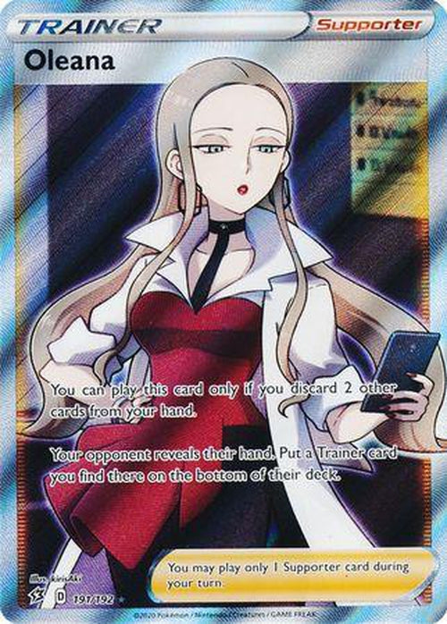 Oleana - 191/192 - Full Art Ultra Rare - Rebel Clash-Cherry Collectables
