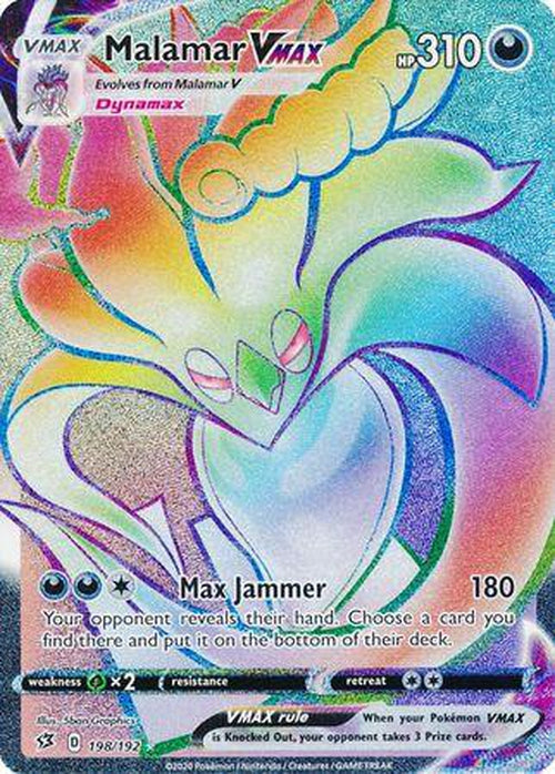 Malamar VMAX - 198/192 - Hyper Rare - Rebel Clash-Cherry Collectables