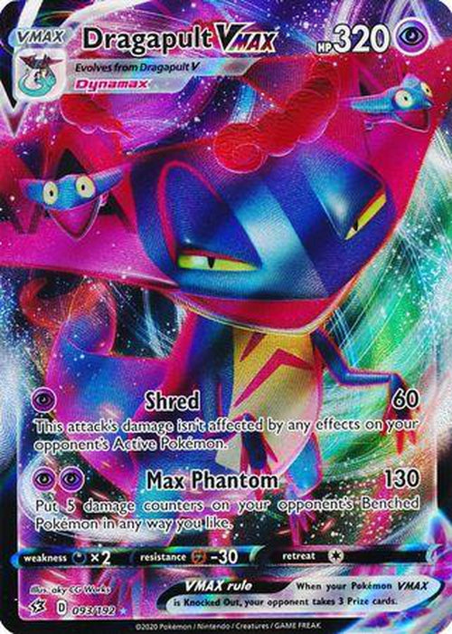 Dragapult VMAX - 93/192 - Ultra Rare - Rebel Clash-Cherry Collectables