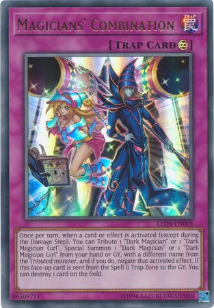 Magicians' Combination - LED6-EN005 - Ultra Rare Unlimited-Cherry Collectables