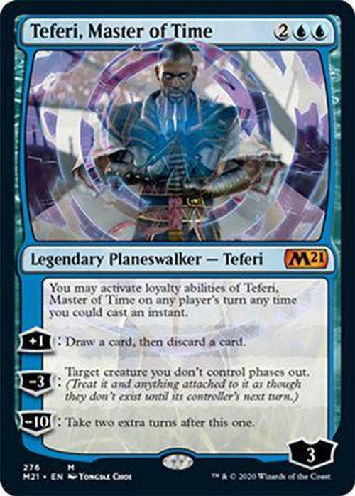 FOIL - Teferi, Master of Time 276 - Core Set 2021-Cherry Collectables