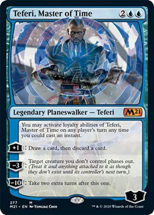 FOIL - Teferi, Master of Time 277 - Core Set 2021-Cherry Collectables