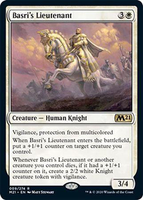 FOIL - Basri's Lieutenant 009/274 - Core Set 2021-Cherry Collectables