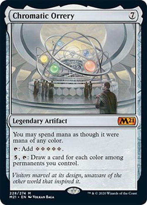 FOIL - Chromatic Orrery 228/274 - Core Set 2021-Cherry Collectables