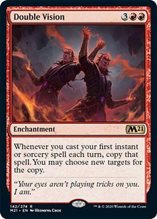 FOIL - Double Vision 142/274 - Core Set 2021-Cherry Collectables