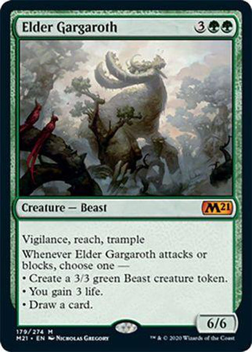 FOIL - Elder Gargaroth 179/274 - Core Set 2021-Cherry Collectables