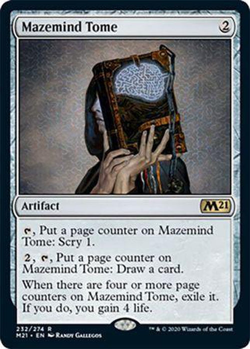 FOIL - Mazemind Tome 232/274 - Core Set 2021-Cherry Collectables