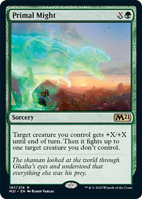 FOIL - Primal Might 197/274 - Core Set 2021-Cherry Collectables