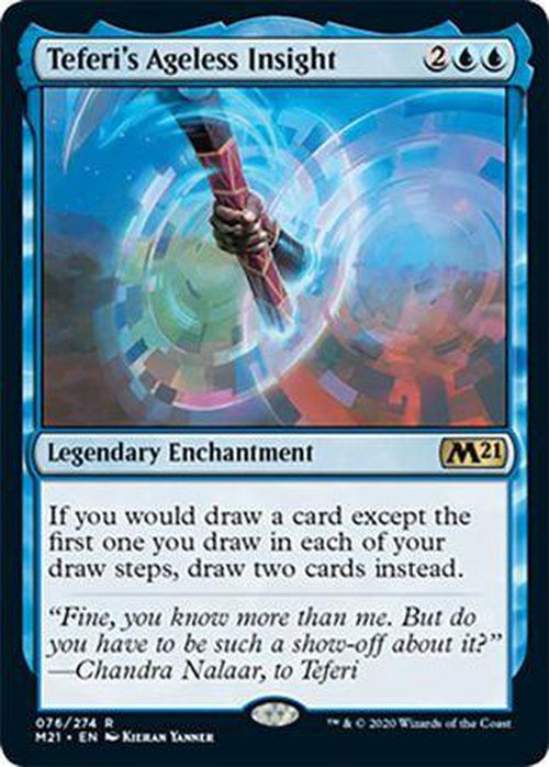 FOIL - Teferi's Ageless Insight 076/274 - Core Set 2021-Cherry Collectables