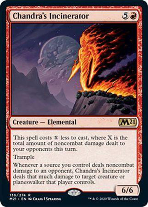 FOIL - Chandra's Incinerator 136/274 - Core Set 2021-Cherry Collectables