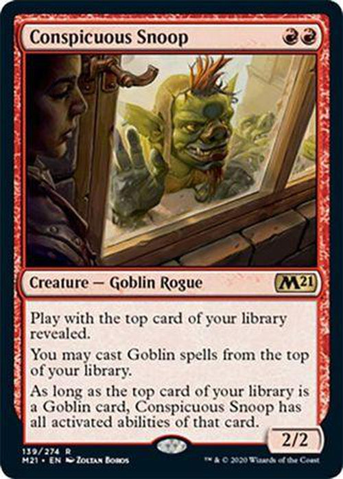FOIL - Conspicuous Snoop 139/274 - Core Set 2021-Cherry Collectables