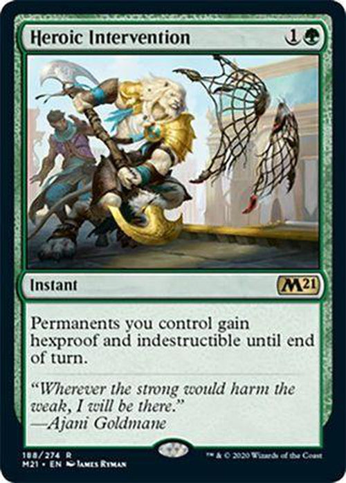 FOIL - Heroic Intervention 188/274 - Core Set 2021-Cherry Collectables