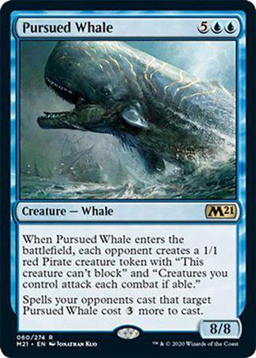 FOIL - Pursued Whale 060/274 - Core Set 2021-Cherry Collectables