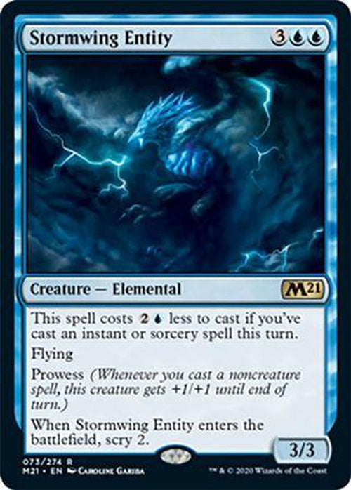 FOIL - Stormwing Entity 073/274 - Core Set 2021-Cherry Collectables