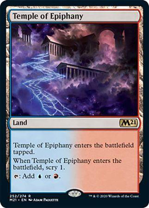 FOIL - Temple of Epiphany 252/274 - Core Set 2021-Cherry Collectables