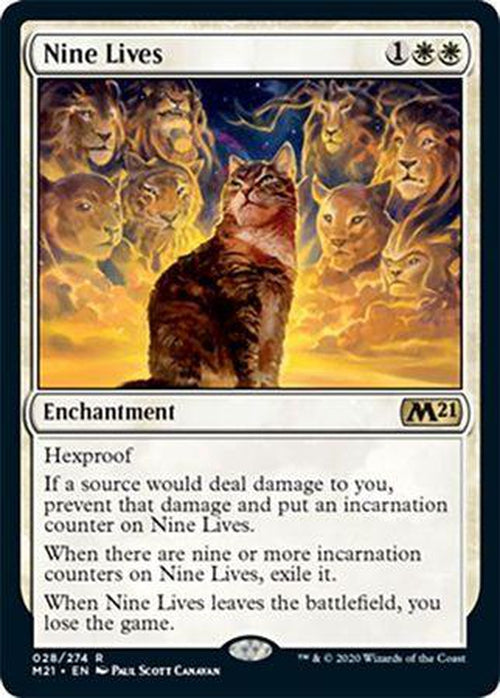 FOIL - Nine Lives 028/274 - Core Set 2021-Cherry Collectables
