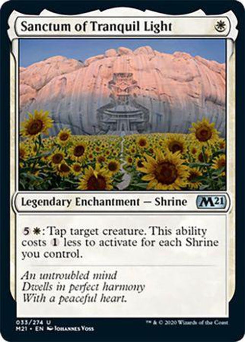 FOIL - Sanctum of Tranquil Light 033/274 - Core Set 2021-Cherry Collectables