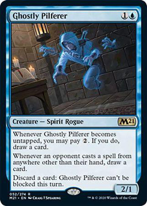 FOIL - Ghostly Pilferer 052/274 - Core Set 2021-Cherry Collectables
