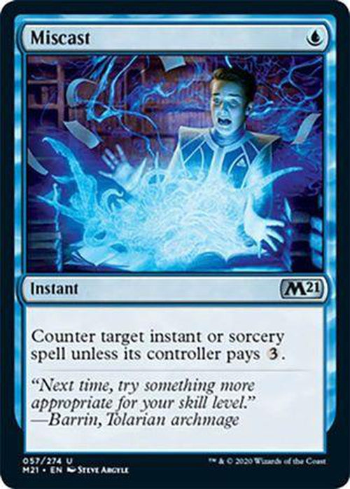 FOIL - Miscast 057/274 - Core Set 2021-Cherry Collectables