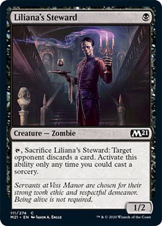 FOIL - Liliana's Steward 111/274 - Core Set 2021-Cherry Collectables