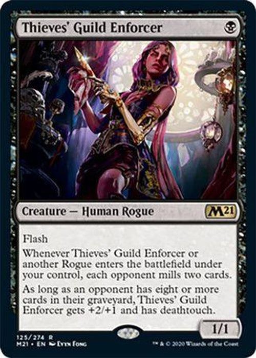 FOIL - Thieves' Guild Enforcer 125/274 - Core Set 2021-Cherry Collectables