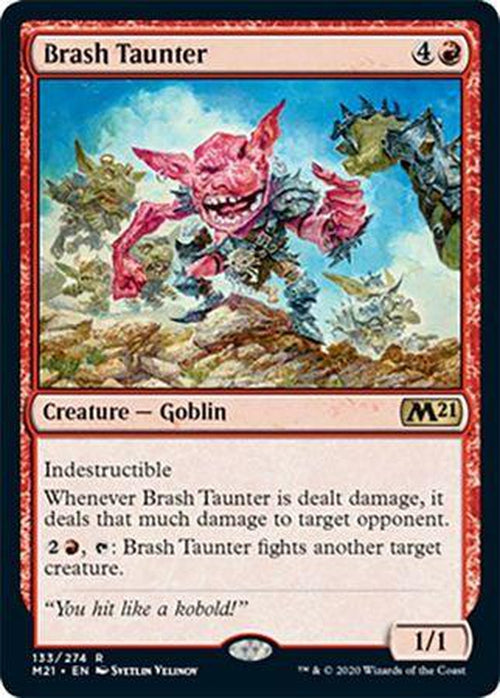 FOIL - Brash Taunter 133/274 - Core Set 2021-Cherry Collectables