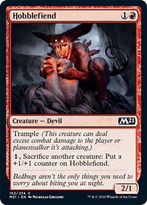 FOIL - Hobblefiend 152/274 - Core Set 2021 - PLAYSET (4)-Cherry Collectables